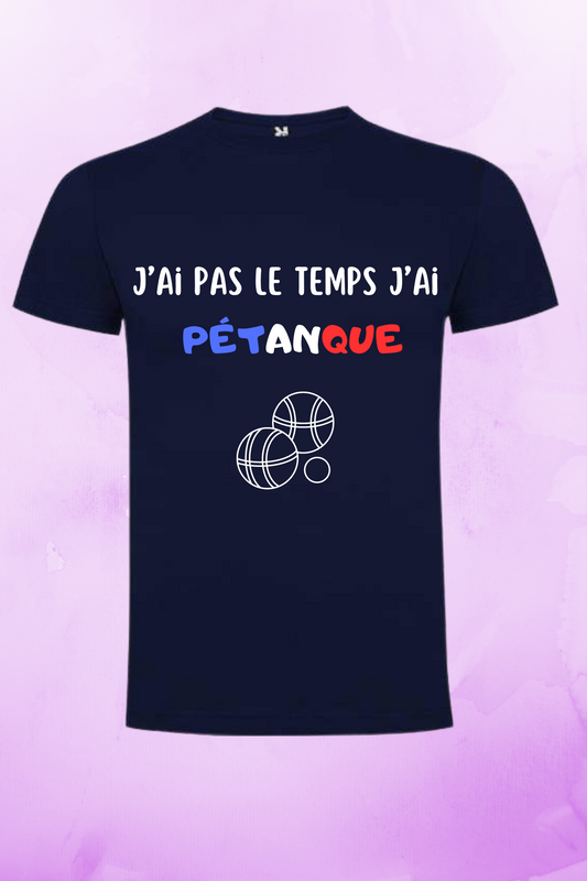 T-shirt humoristique pétanque