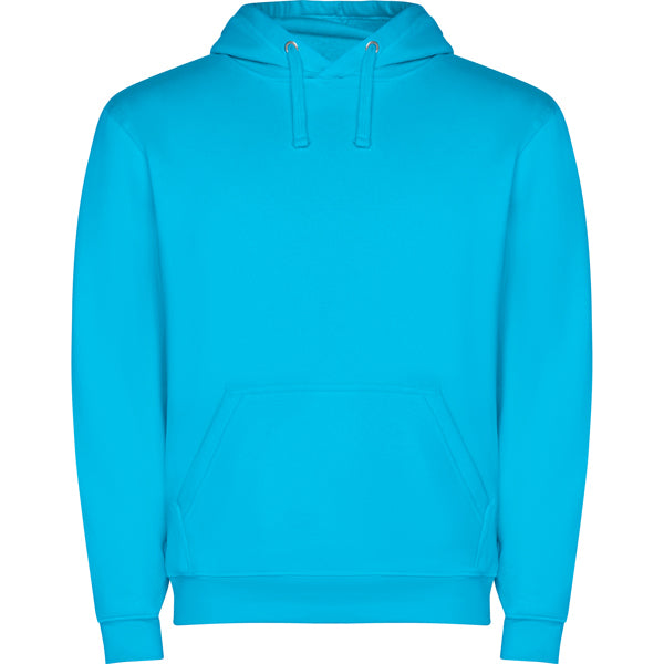 Sweat à capuche turquoise